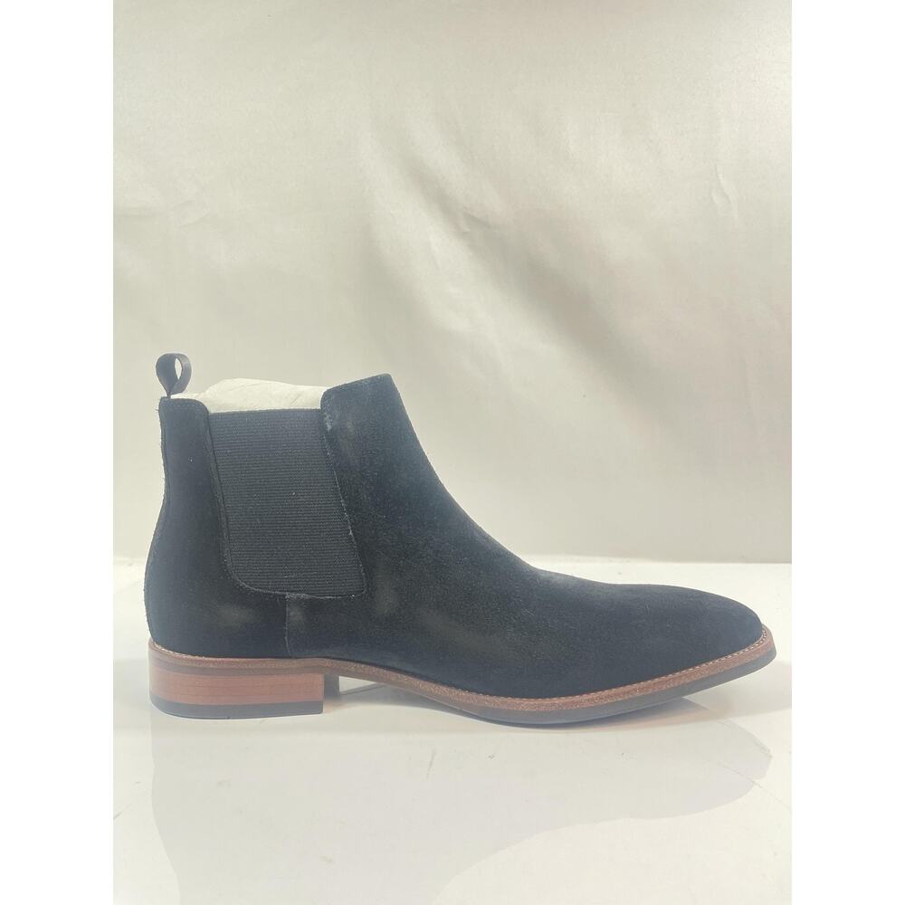 Vintage Foundry Co Boots Mens Size 10 Black Evans Suede Chelsea Ankle New Box - Picture 3 of 12